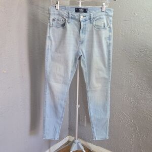 Hollister Light Blue Super Skinny Jeans Classic Neutral